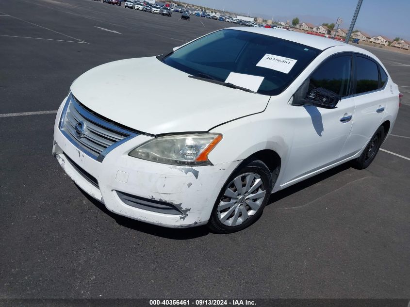 2014 Nissan Sentra S VIN: 3N1AB7APXEY328870 Lot: 40356461