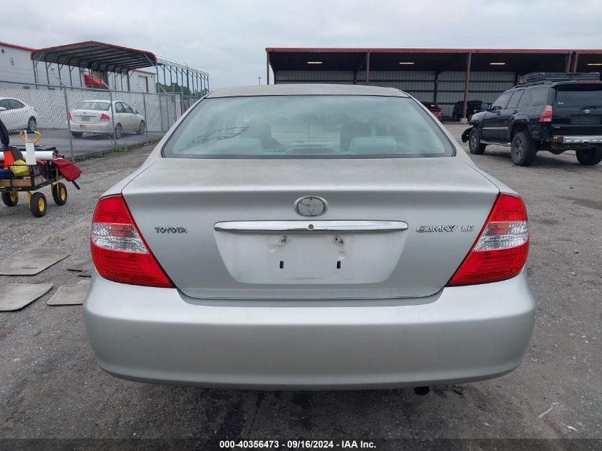 2004 Toyota Camry Le VIN: 4T1BE32K04U377643 Lot: 40356473