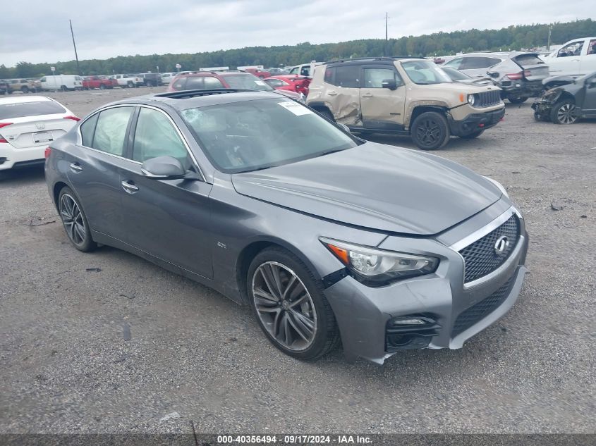 2016 Infiniti Q50 Premium/Sport VIN: JN1EV7AR2GM345095 Lot: 40356494