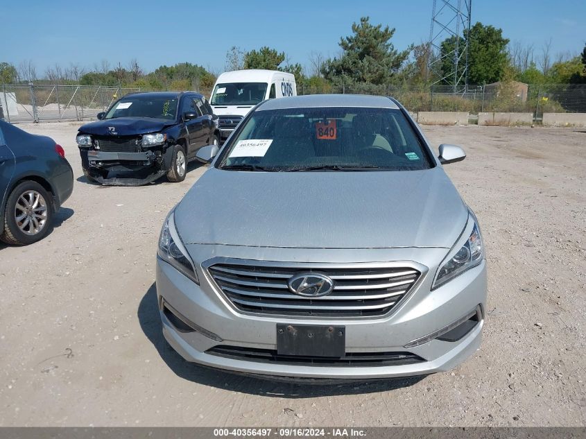 2015 Hyundai Sonata Se VIN: 5NPE24AF9FH201336 Lot: 40356497