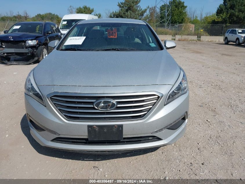 2015 Hyundai Sonata Se VIN: 5NPE24AF9FH201336 Lot: 40356497