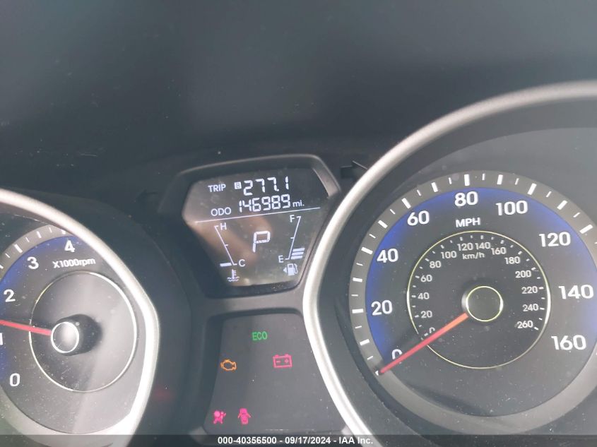 KMHDH4AE5CU356934 2012 Hyundai Elantra Gls (Ulsan Plant)