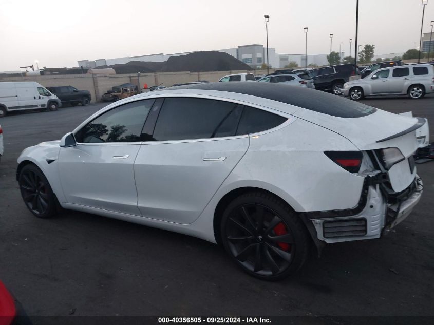 2020 Tesla Model 3 Performance Dual Motor All-Wheel Drive VIN: 5YJ3E1EC5LF642243 Lot: 40356505