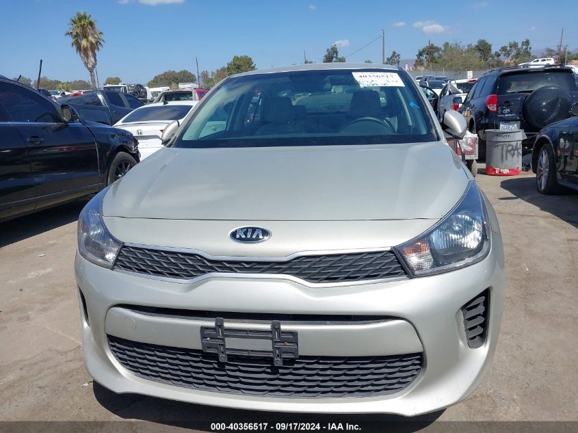 2018 Kia Rio S VIN: 3KPA24AB6JE119699 Lot: 40356517