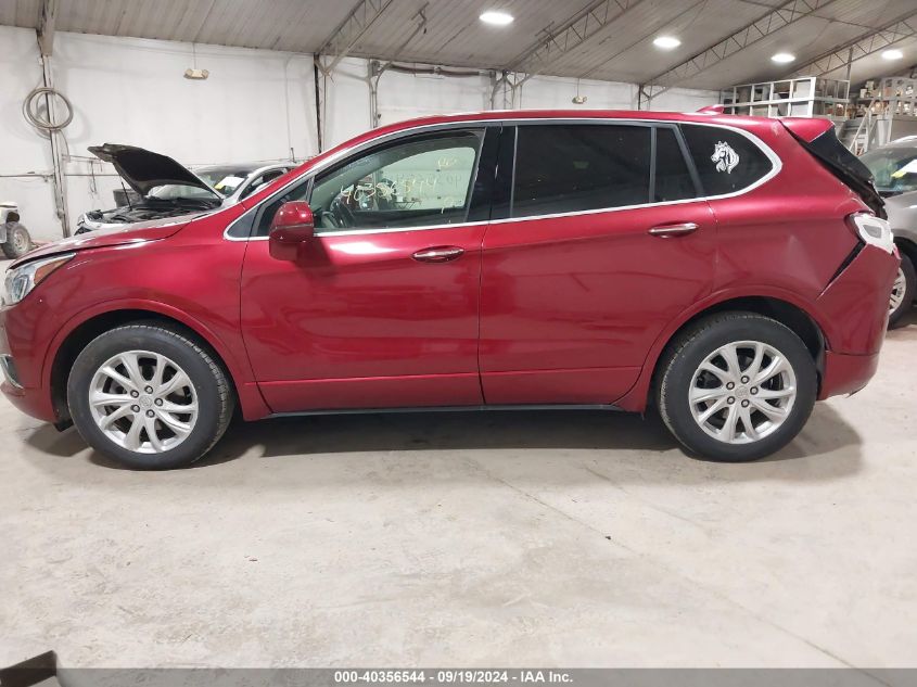 2019 Buick Envision Awd Preferred VIN: LRBFX1SA3KD023381 Lot: 40356544