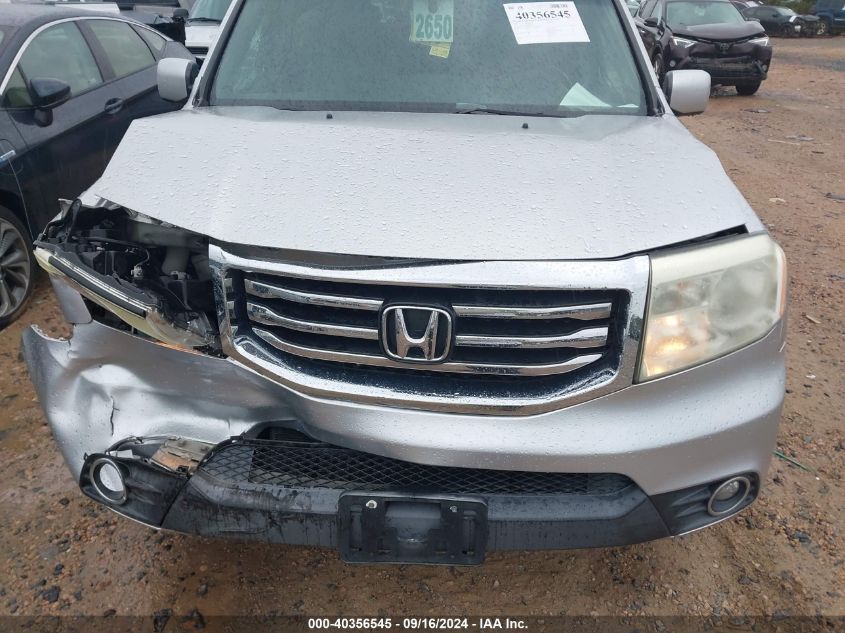 2013 Honda Pilot Ex-L VIN: 5FNYF3H59DB010245 Lot: 40356545