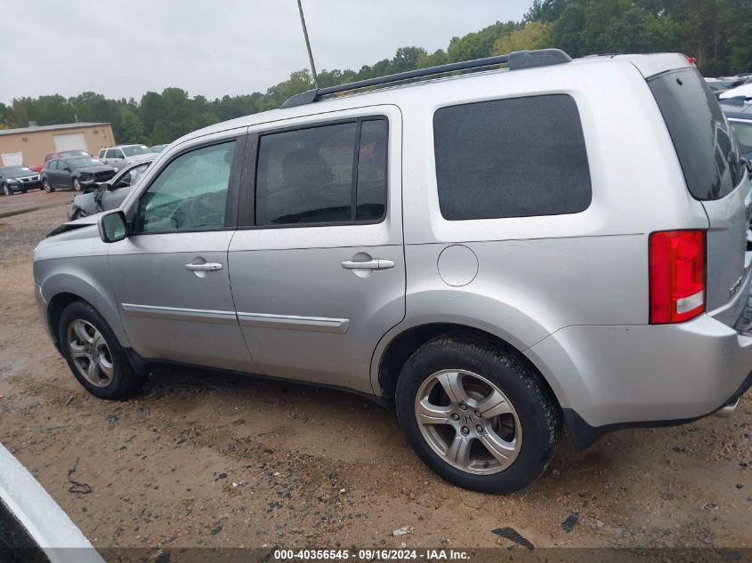 2013 Honda Pilot Ex-L VIN: 5FNYF3H59DB010245 Lot: 40356545