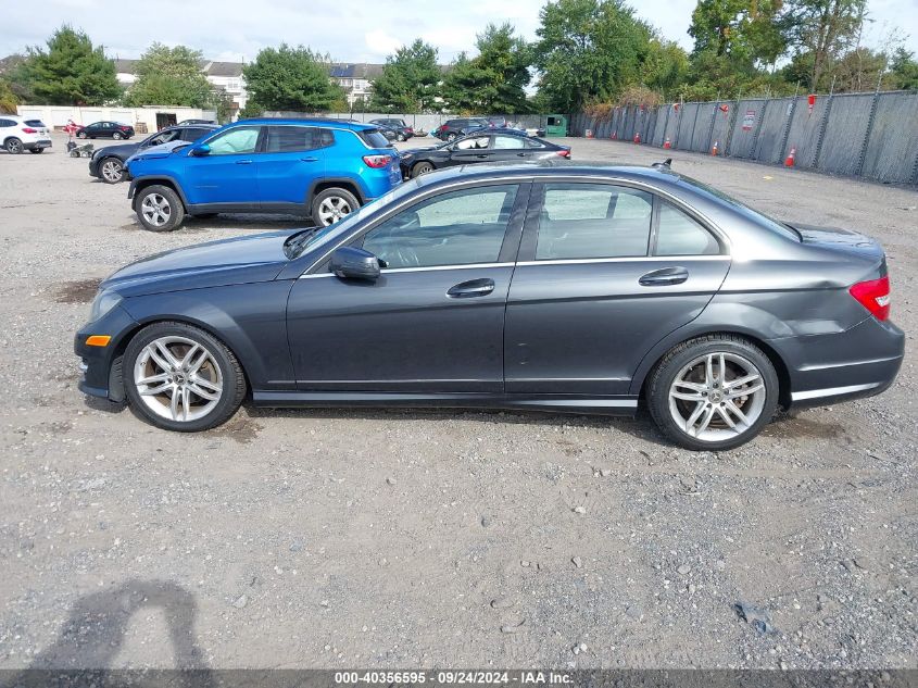 2013 Mercedes-Benz C 300 VIN: WDDGF8AB3DR255695 Lot: 40356595