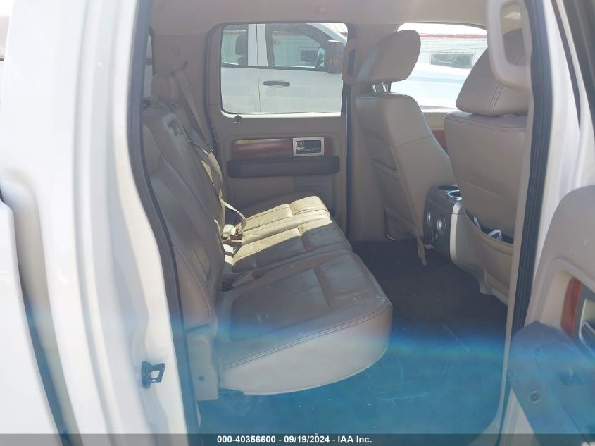 2009 Ford F-150 Lariat VIN: 1FTPW14V19KA23166 Lot: 40356600