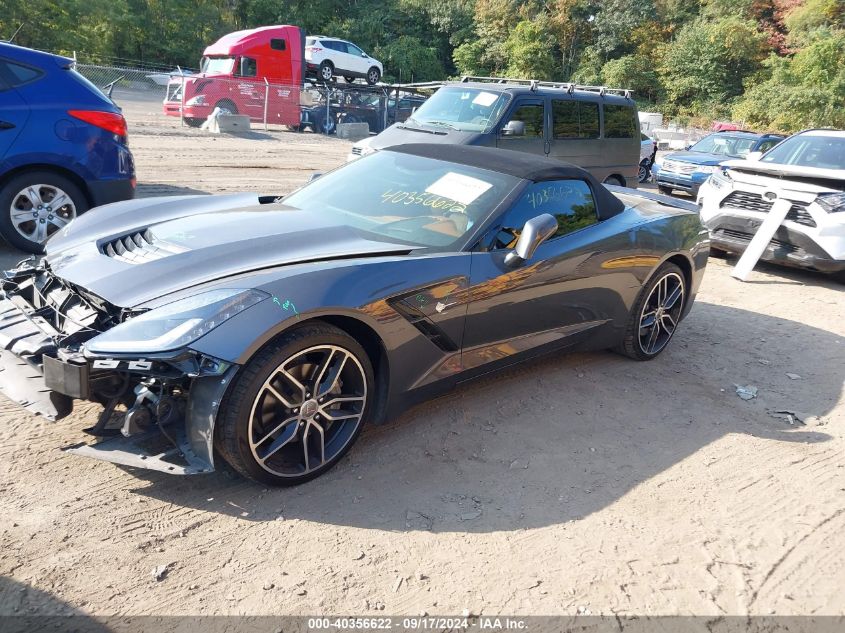 2014 Chevrolet Corvette Stingray Stingray 3Lt VIN: 1G1YF3D77E5110816 Lot: 40356622