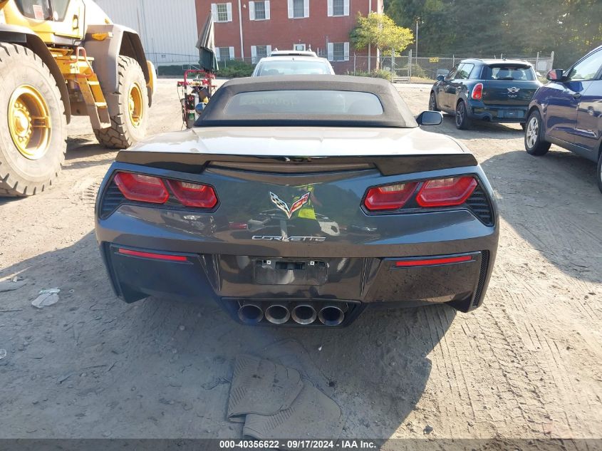 2014 Chevrolet Corvette Stingray Stingray 3Lt VIN: 1G1YF3D77E5110816 Lot: 40356622