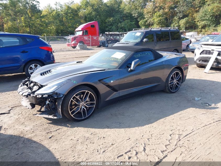 2014 CHEVROLET CORVETTE STINGRAY VIN: 1G1YF3D77E5110816