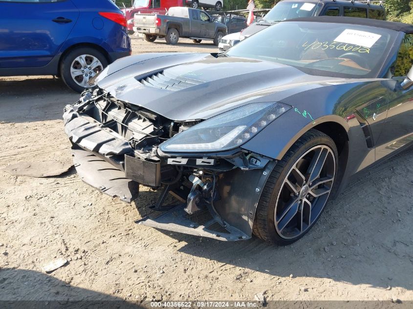 2014 Chevrolet Corvette Stingray Stingray 3Lt VIN: 1G1YF3D77E5110816 Lot: 40356622