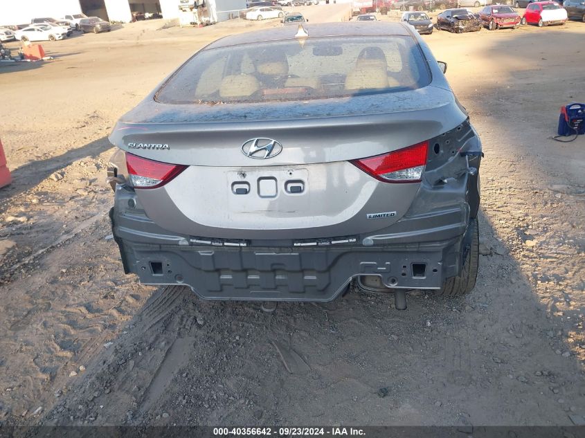 2012 Hyundai Elantra Gls/Limited VIN: 5NPDH4AE7CH122437 Lot: 40356642