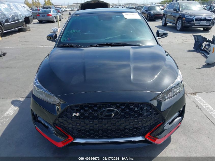 2022 Hyundai Veloster N VIN: KMHT36AH0NU012110 Lot: 40356673