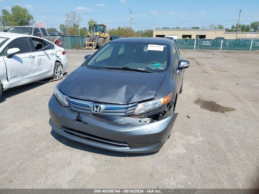 JHMFB4F23CS007150 2012 Honda Civic Hybrid