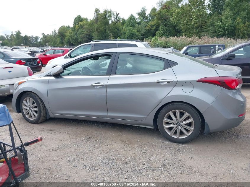 2015 Hyundai Elantra Se VIN: KMHDH4AE2FU377776 Lot: 40356759