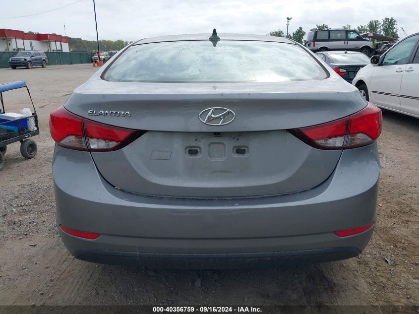 2015 Hyundai Elantra Se VIN: KMHDH4AE2FU377776 Lot: 40356759