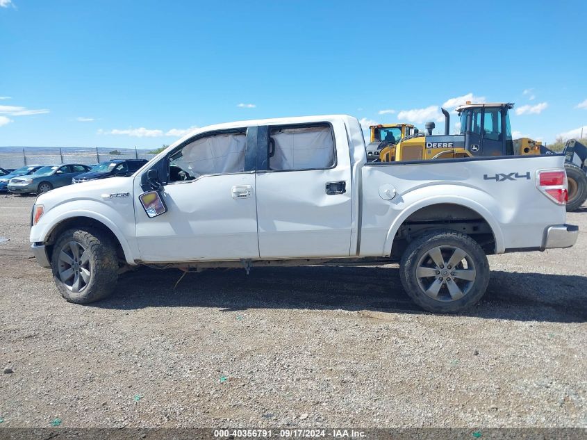 2013 Ford F-150 Lariat VIN: 1FTFW1EF9DFC07209 Lot: 40356791