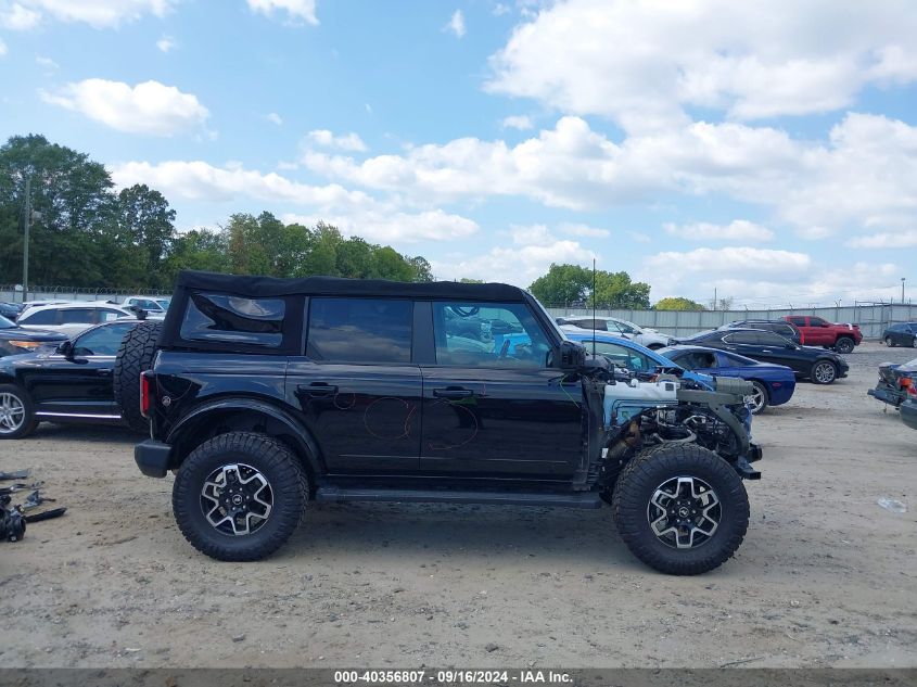 2022 Ford Bronco Outer Banks VIN: 1FMDE5BH5NLB09607 Lot: 40356807