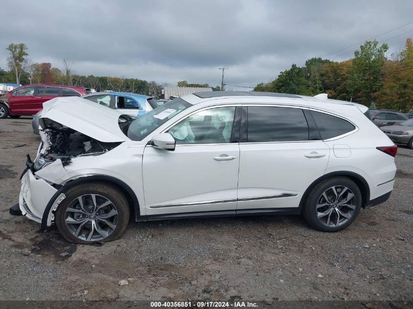 2022 Acura Mdx Technology Package VIN: 5J8YE1H43NL033549 Lot: 40356851