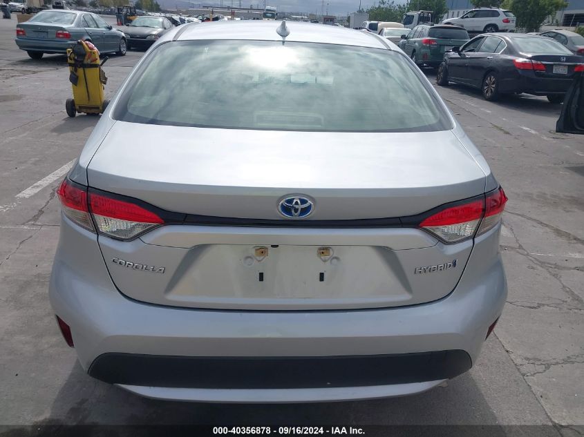 2022 Toyota Corolla Hybrid Le VIN: JTDEAMDE2NJ043904 Lot: 40356878