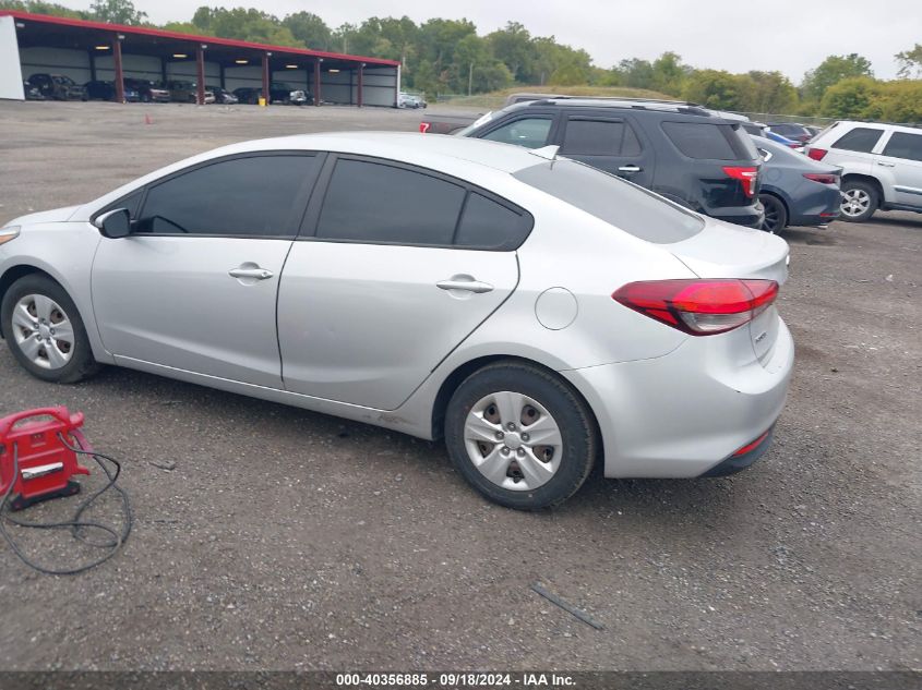 2017 Kia Forte Lx VIN: 3KPFK4A74HE102735 Lot: 40356885