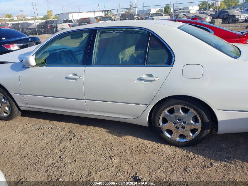 2001 Lexus Ls 430 VIN: JTHBN30FX10003858 Lot: 40356886