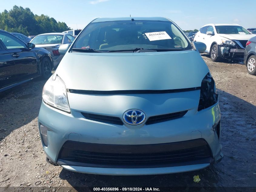 2014 Toyota Prius Two VIN: JTDKN3DU0E1841942 Lot: 40356896