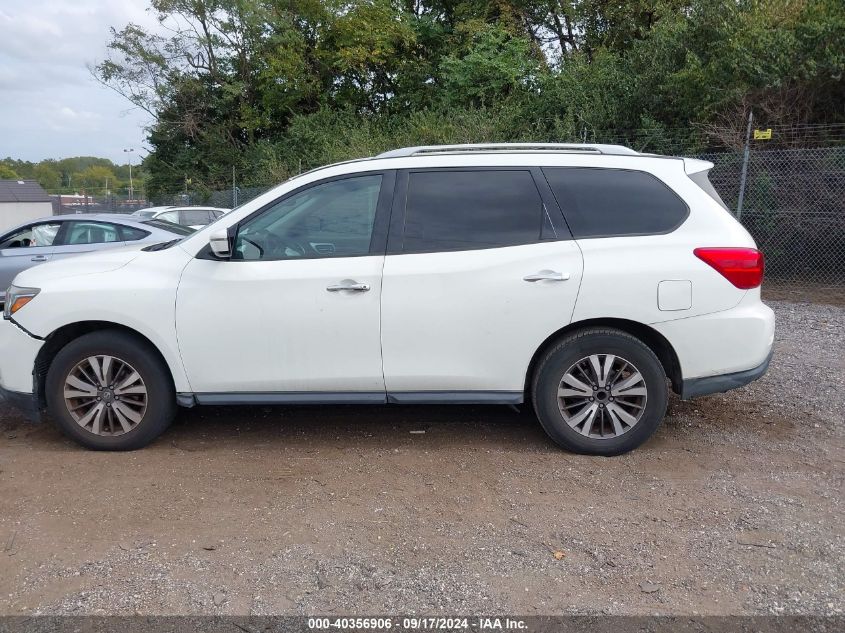 2017 Nissan Pathfinder Sv VIN: 5N1DR2MN1HC687536 Lot: 40356906