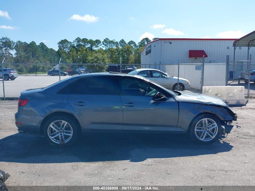 2017 Audi A4 2.0T Premium VIN: WAUGNAF43HN019380 Lot: 40356908