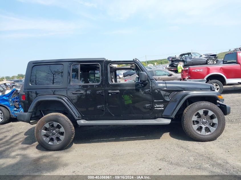 2018 Jeep Wrangler Unlimited Sahara 4X4 VIN: 1C4HJXEN2JW199435 Lot: 40356961