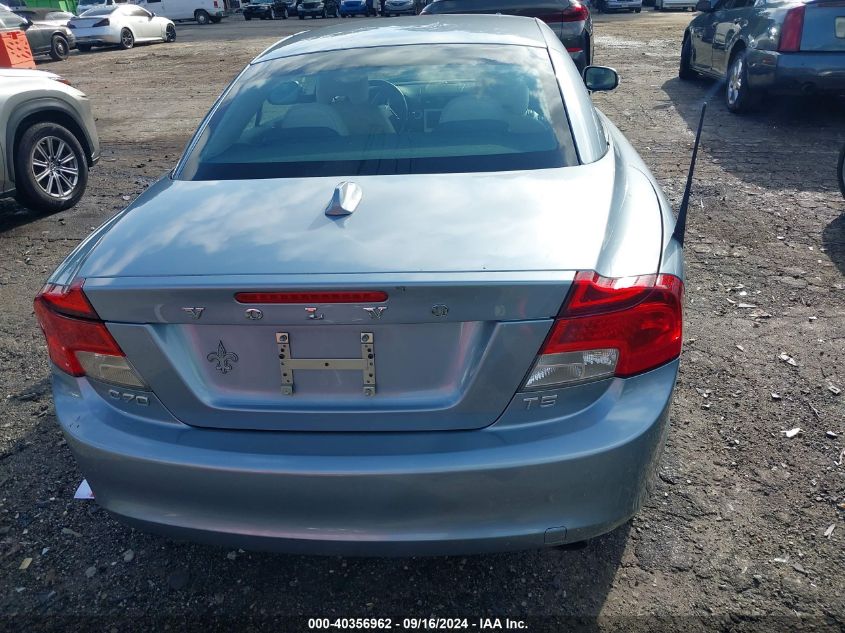 2012 Volvo C70 T5/T5 Platinum/T5 Premier Plus VIN: YV1672MC6CJ129083 Lot: 40356962