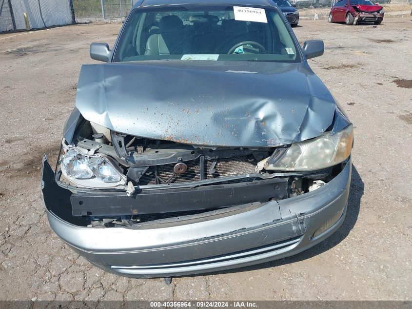 2001 Toyota Avalon Xl/Xls VIN: 4T1BF28B01U139902 Lot: 40356964