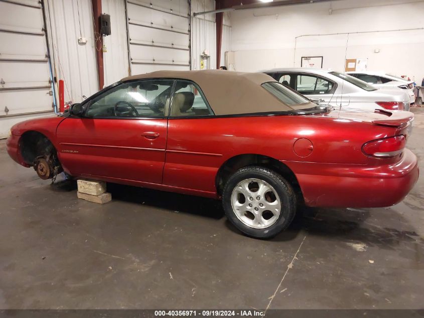 2000 Chrysler Sebring Jxi VIN: 3C3EL55H7YT248791 Lot: 40356971