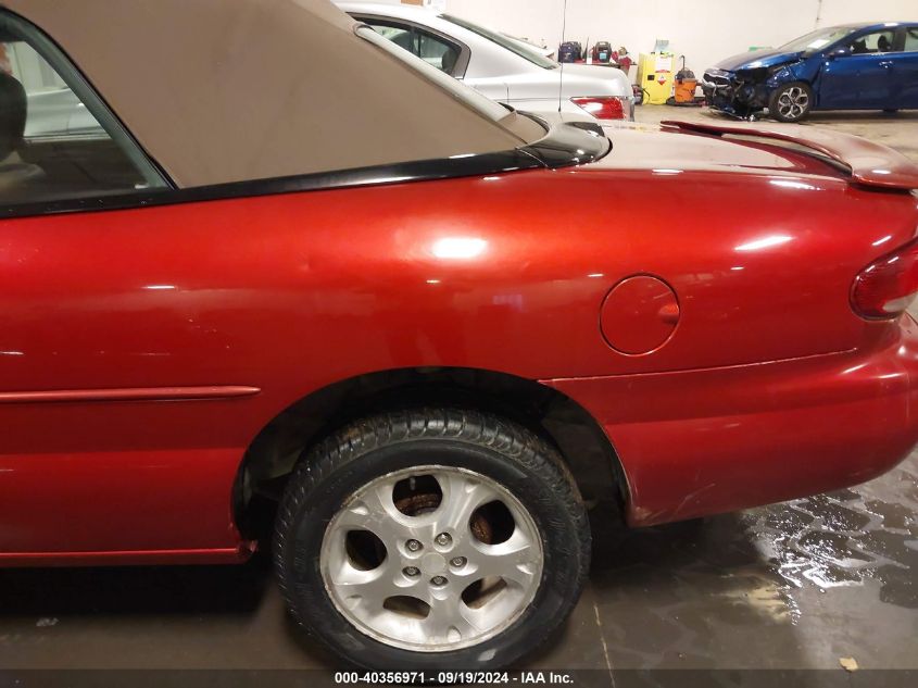 2000 Chrysler Sebring Jxi VIN: 3C3EL55H7YT248791 Lot: 40356971