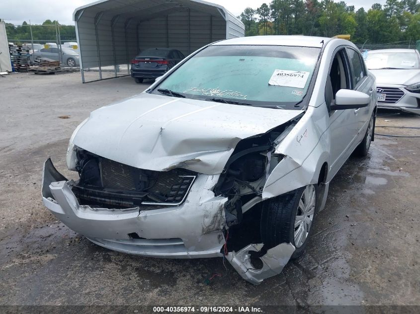 2012 Nissan Sentra 2.0 S VIN: 3N1AB6APXCL752814 Lot: 40356974