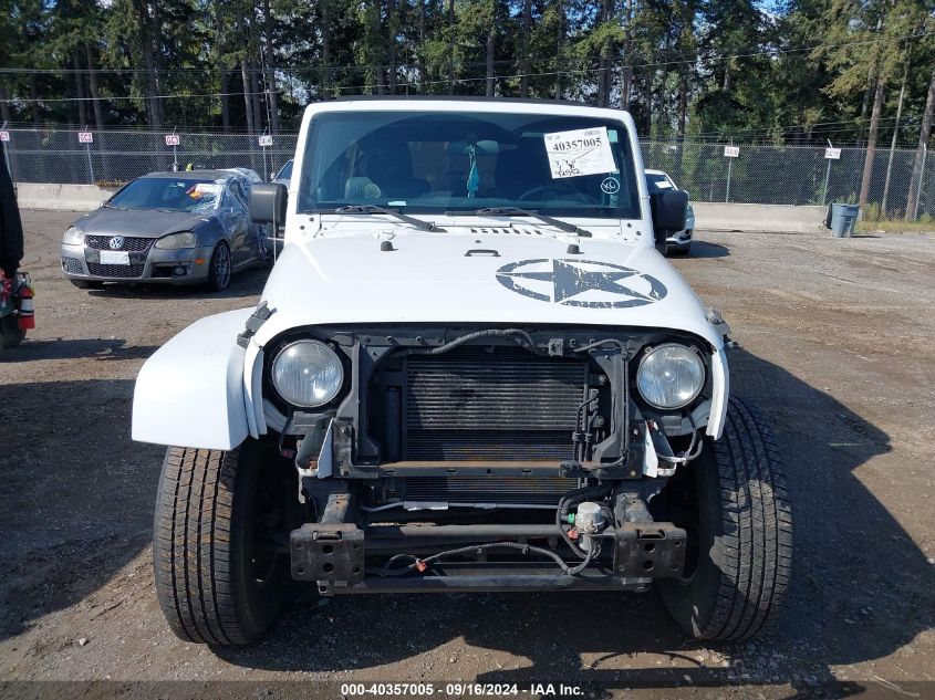 2012 Jeep Wrangler Unlimited Sport VIN: 1C4BJWDG5CL290433 Lot: 40357005