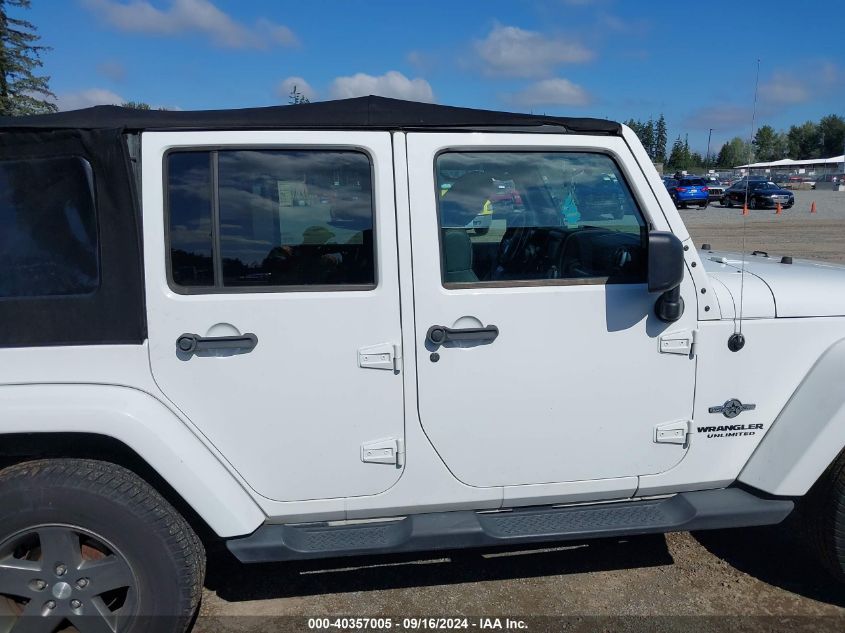 2012 Jeep Wrangler Unlimited Sport VIN: 1C4BJWDG5CL290433 Lot: 40357005