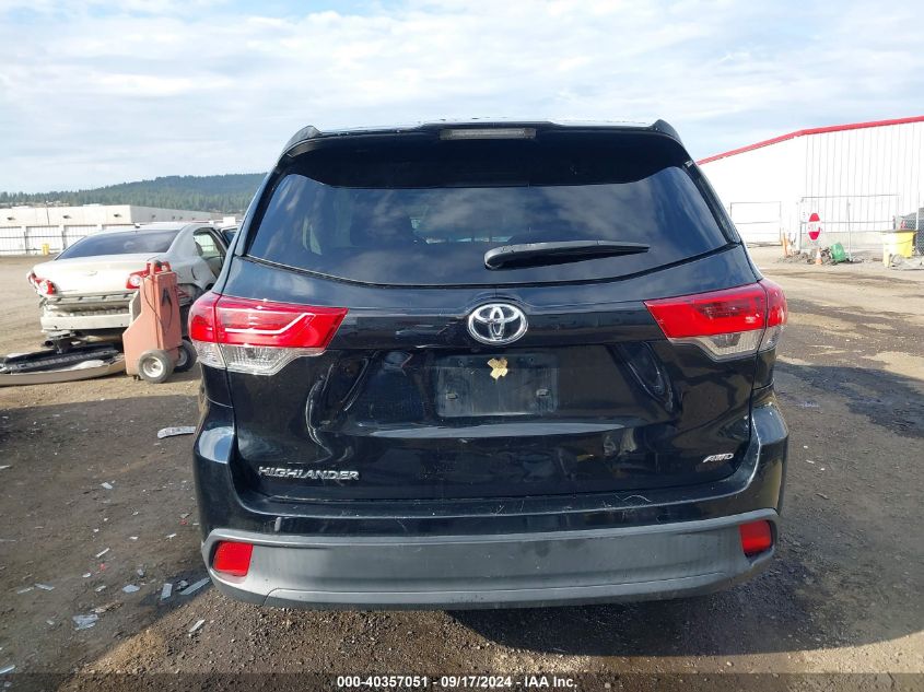 2019 Toyota Highlander Le VIN: 5TDBZRFH7KS923348 Lot: 40357051