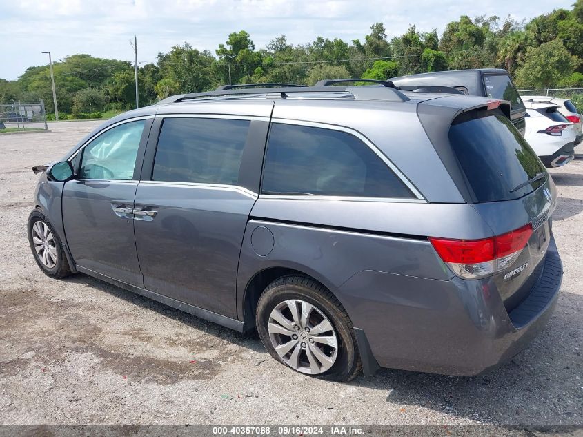 2014 Honda Odyssey Ex-L VIN: 5FNRL5H6XEB040258 Lot: 40357068