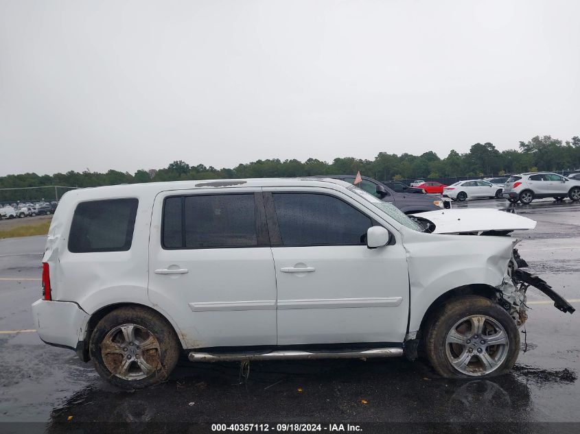 2014 Honda Pilot Exl VIN: 5FNYF3H61EB012386 Lot: 40357112