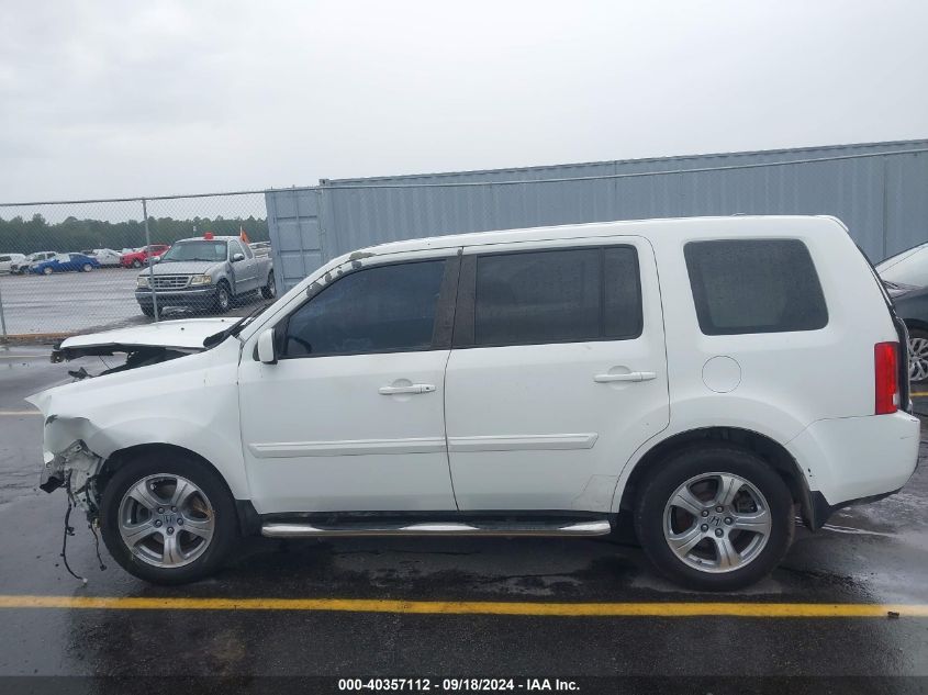 2014 Honda Pilot Exl VIN: 5FNYF3H61EB012386 Lot: 40357112