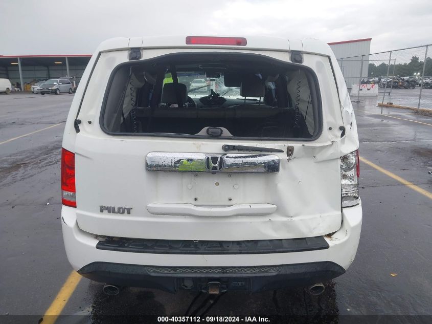 2014 Honda Pilot Exl VIN: 5FNYF3H61EB012386 Lot: 40357112