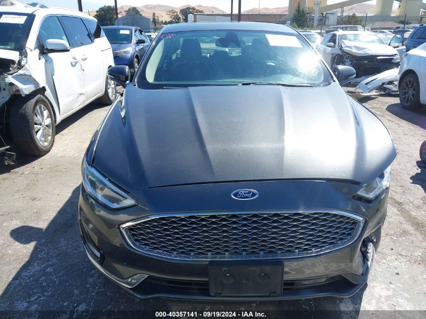 2019 FORD FUSION TITANIUM - 3FA6P0D99KR153239