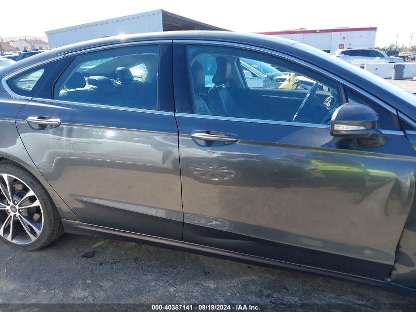 2019 FORD FUSION TITANIUM - 3FA6P0D99KR153239