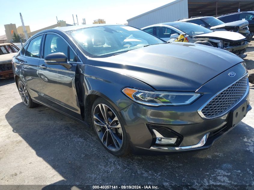 2019 FORD FUSION TITANIUM - 3FA6P0D99KR153239