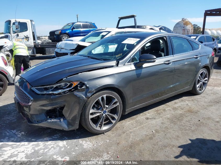 2019 FORD FUSION TITANIUM - 3FA6P0D99KR153239