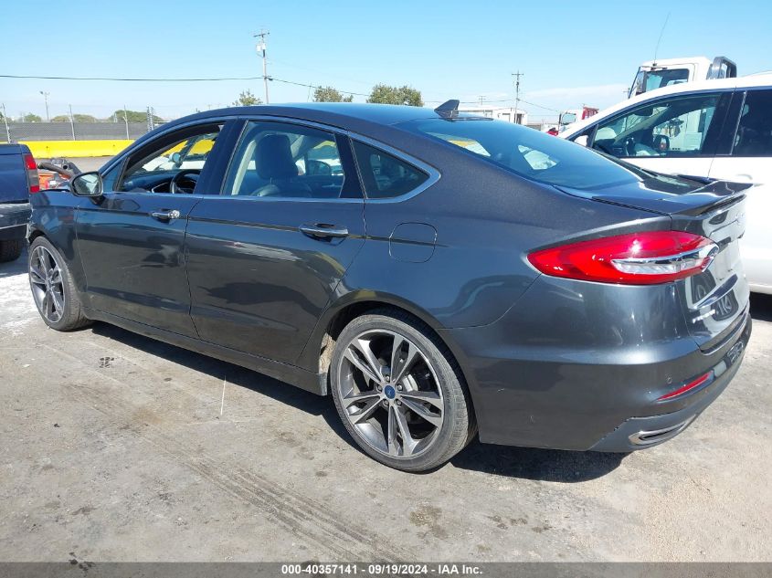 2019 FORD FUSION TITANIUM - 3FA6P0D99KR153239