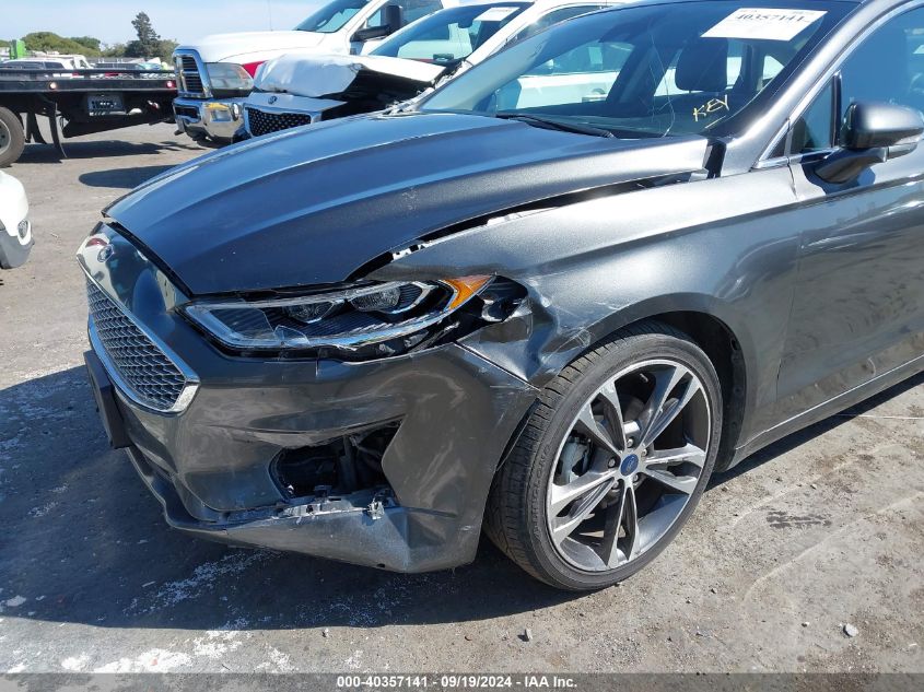 2019 FORD FUSION TITANIUM - 3FA6P0D99KR153239